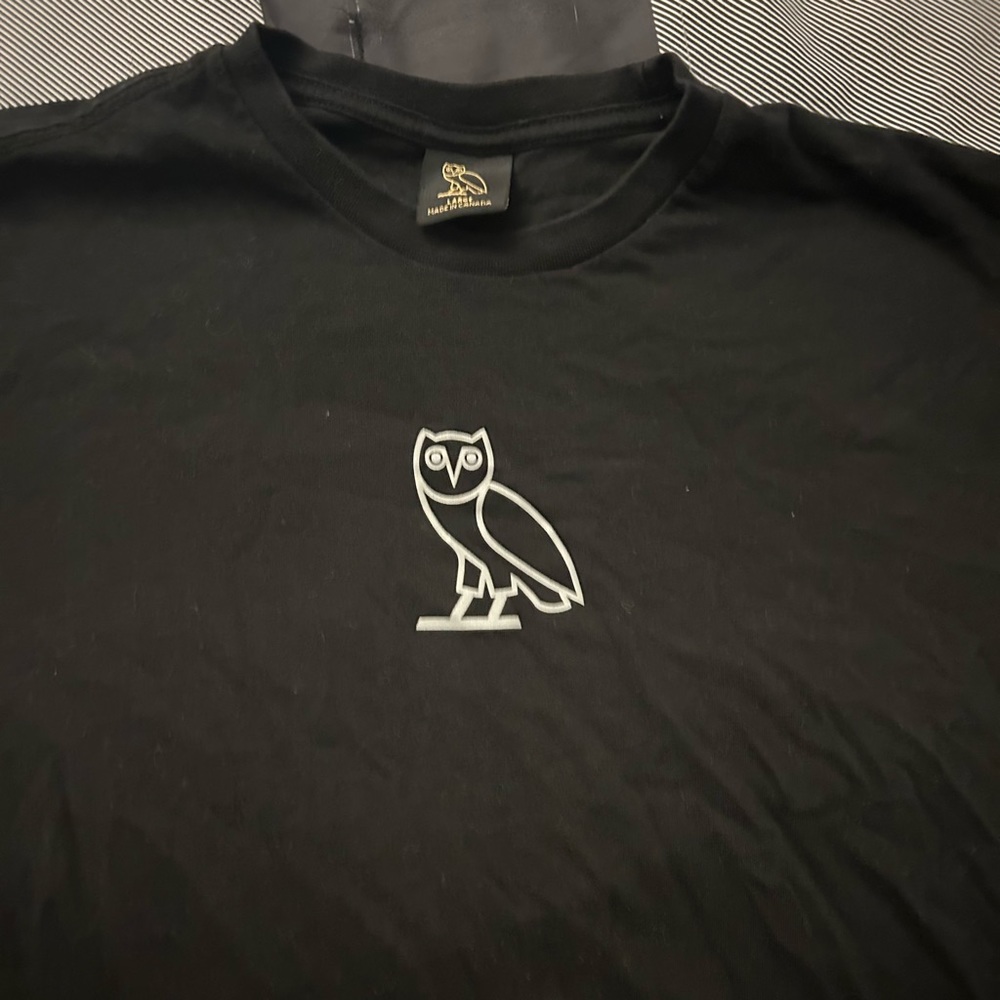 OVO tshirt reflective owl size large fits like women’s medium/L